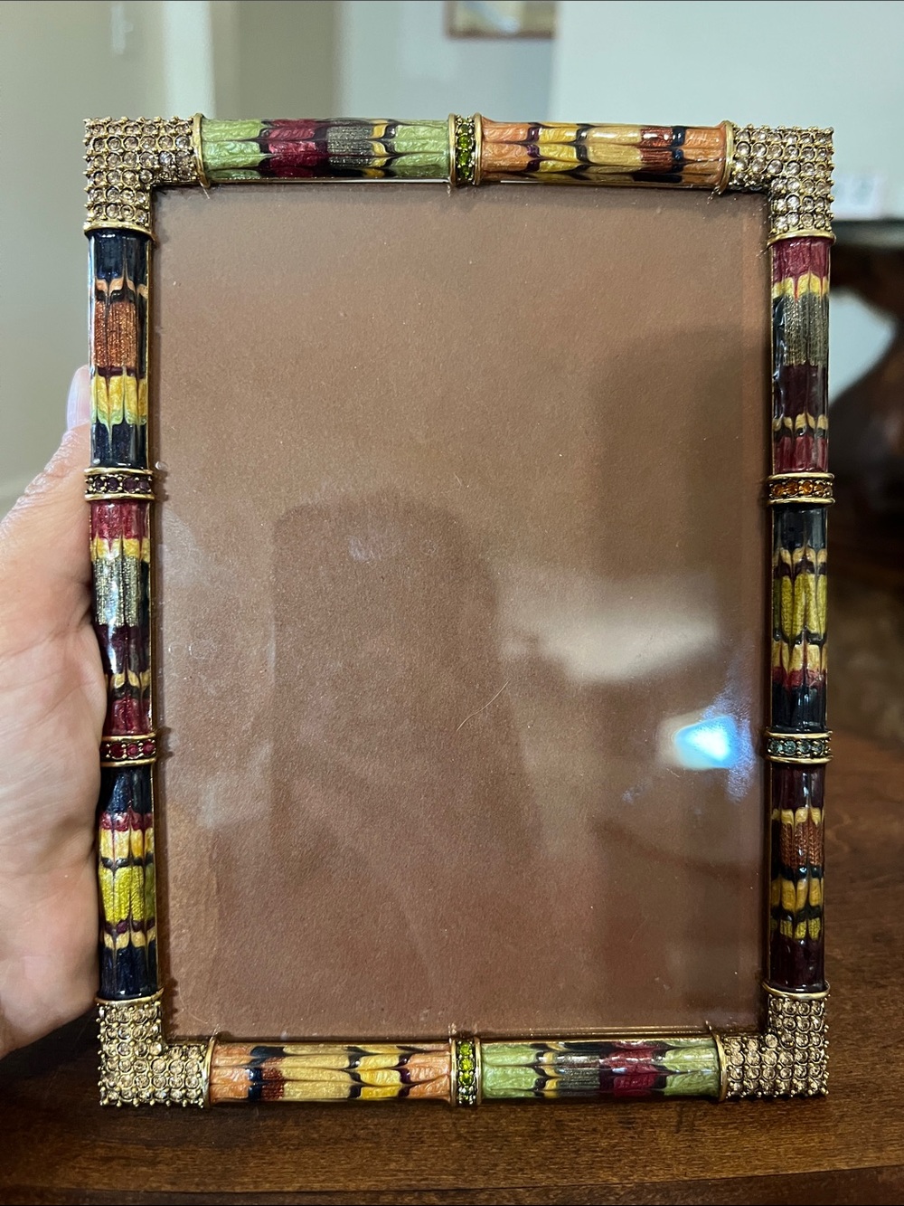 Vintage Jay STRONGWATER frame with Swarovski crystals